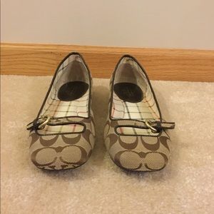 Coach Ellyce Signature Flats